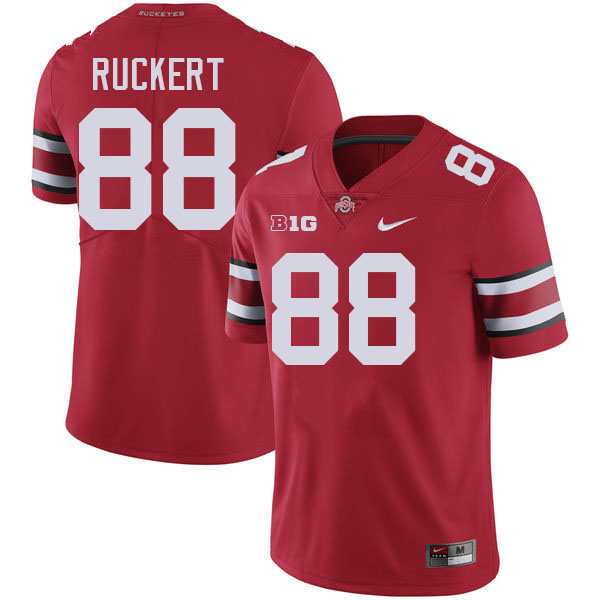 Jeremy Ruckert Ohio State Buckeyes Jersey College Football Uniforms-Red